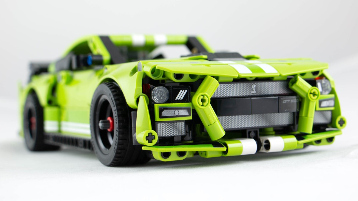 I built a Lego Technic Ford Mustang using only parts from the lego