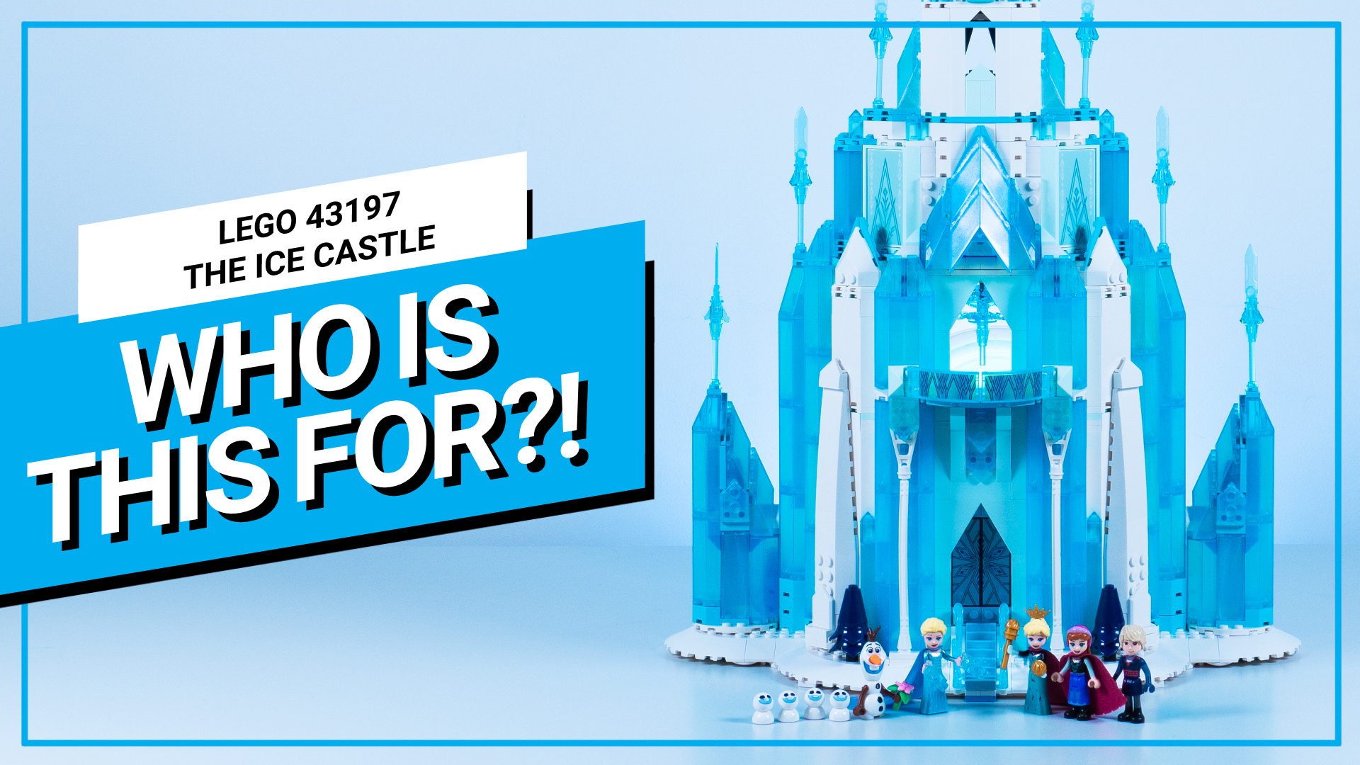 Watch our cool review of LEGO Frozen 43197 The Ice Castle - Brick