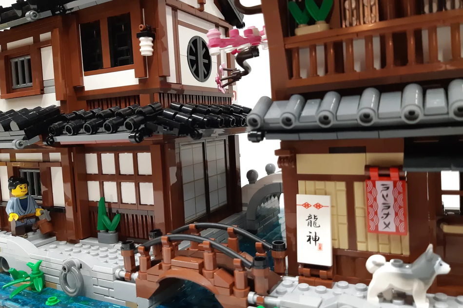 Traditional Japanese Village hits LEGO Ideas review stage