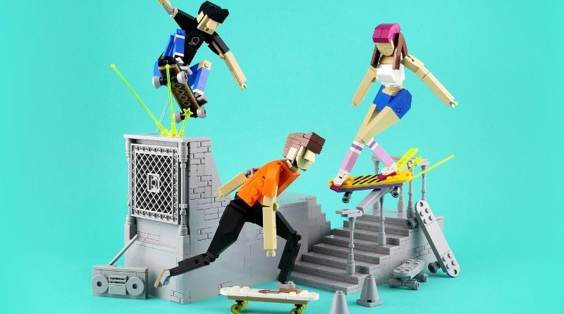 Homenagem ao Skateboarding Juvenil por Hsinwei Chi