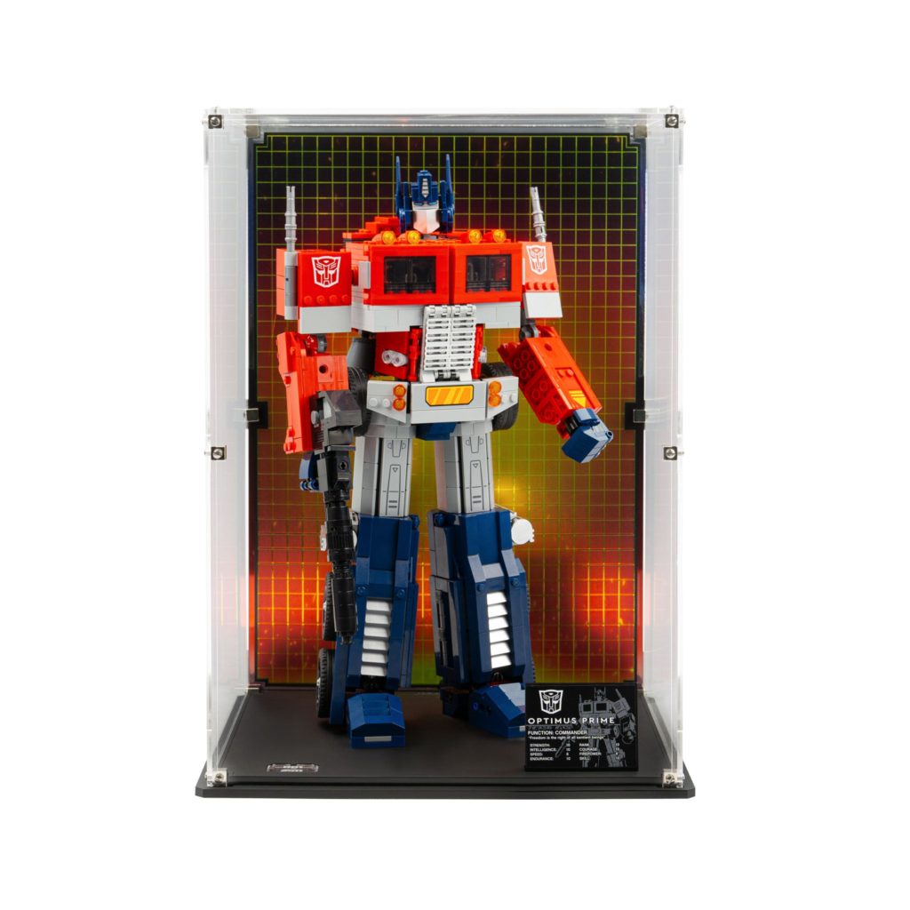 Wicked Brick LEGO 10302 Optimus Prime Collectors Edition Display Case 1