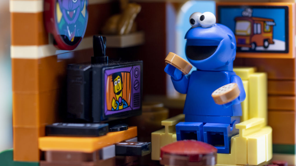 cookie monster and guy smiley