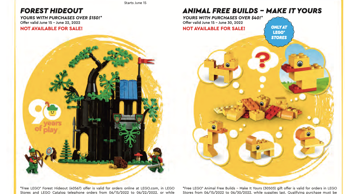 Information on LEGO 40567 Forest Hideout promotion revealed