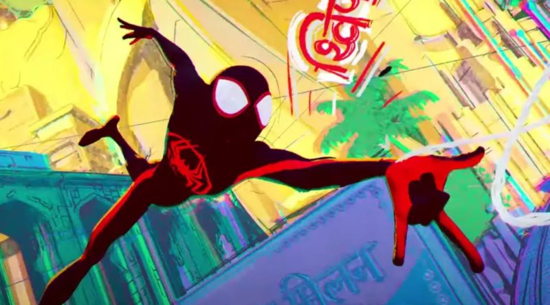 Spider-Man à travers la bande-annonce spiderverse 1 en vedette