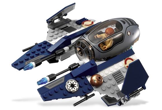 lego jedi starfighter with hyperdrive booster ring