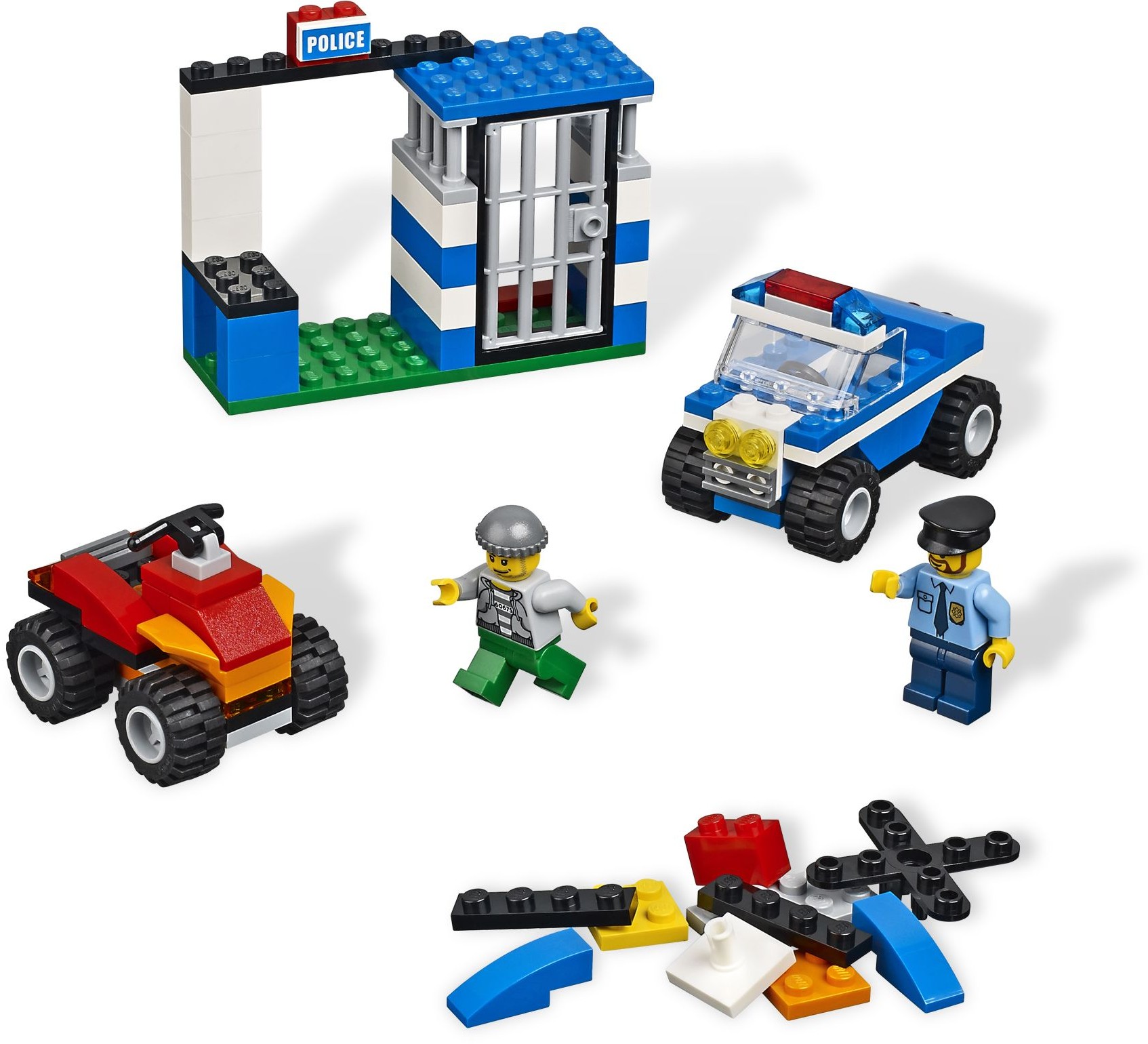 NUOVO COSTRUZIONI LEGO-copricapo-Town-Cappello Polizia con stemma oro blu scuro x 1-Poliziotto 