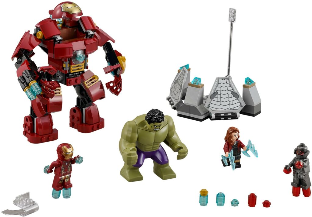 Dai un'occhiata a tutti i LEGO Marvel Hulkbuster impostato fino ad