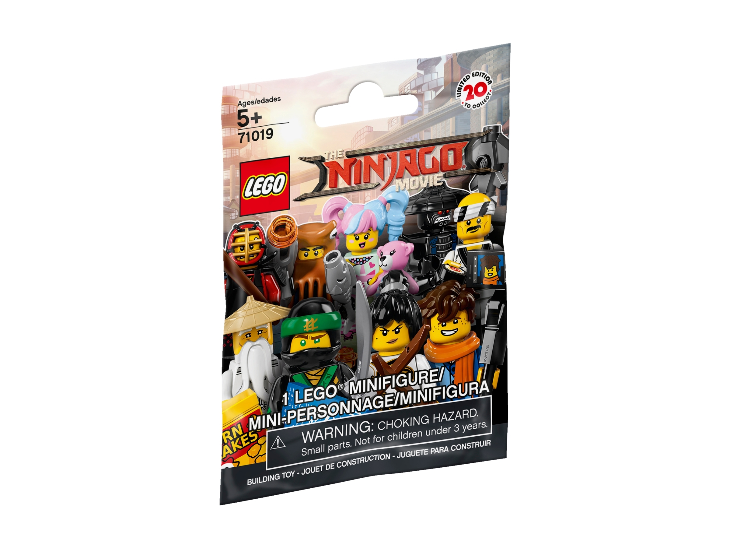 Ninjago Lego Mini Figura Azul Ninja serie de películas de Jay Walker 