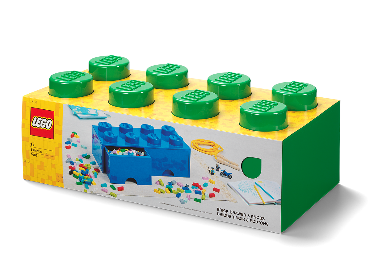 5006872 8Stud Brick Drawer Green LEGO Set, Deals & Reviews